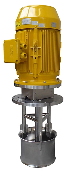 [Translate to English:] Ytron-Y Leitstrahlmischer Version 11 in Tankflansch-Bauweise